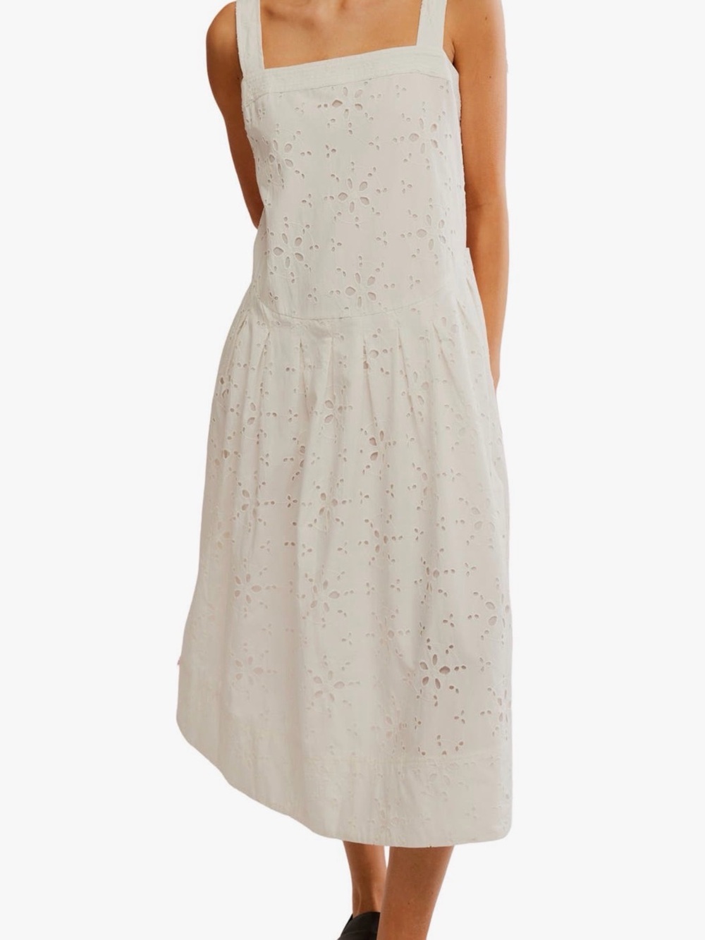 Free People Primavera Cotton Eyelet
Midi Sundress